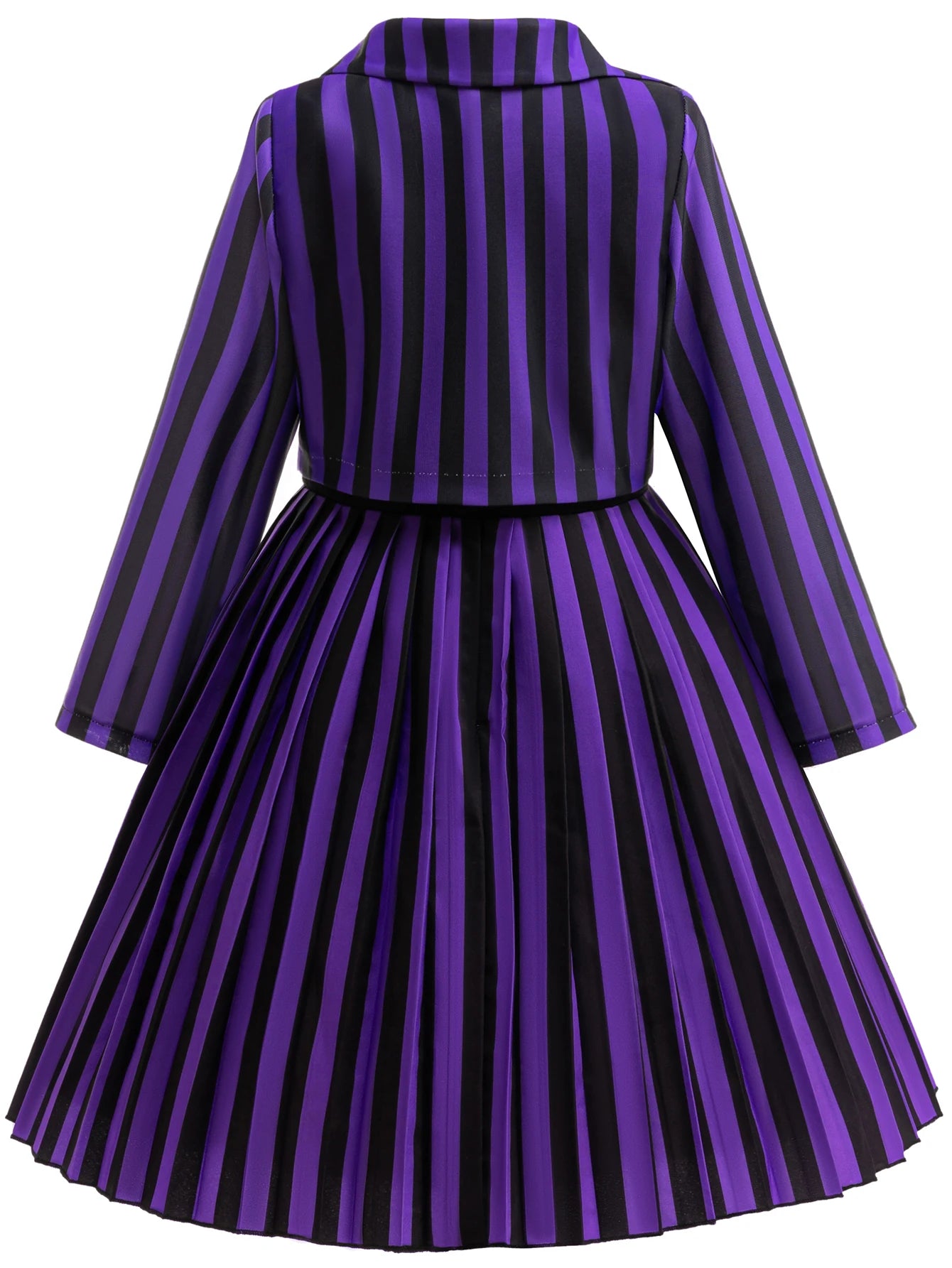 2Pcs Wednesday Addams Costume for Girls