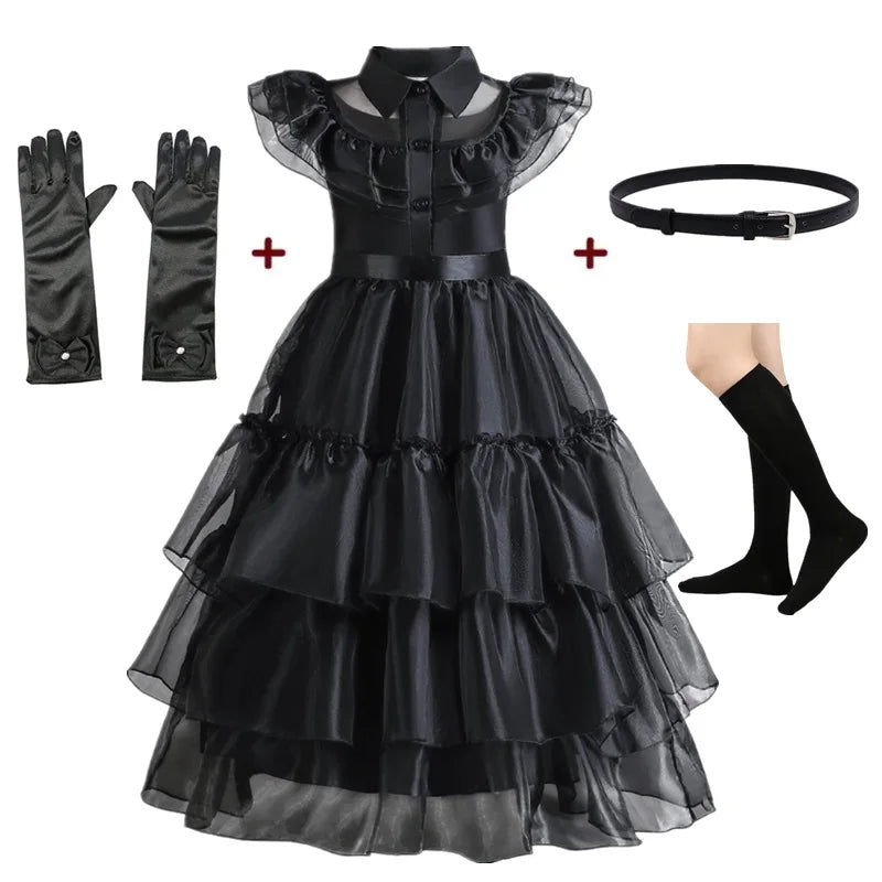 Wednesday Addams Kids Costume