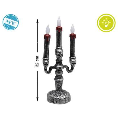 Skull Halloween Candles Lamp
