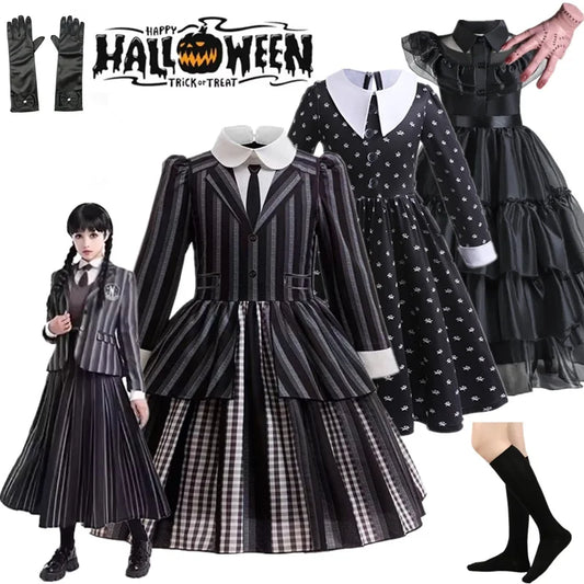Wednesday Addams Kids Costume