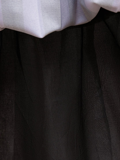 2Pcs Wednesday Addams Costume for Girls