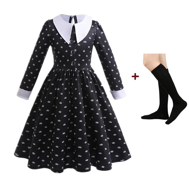 Wednesday Addams Kids Costume