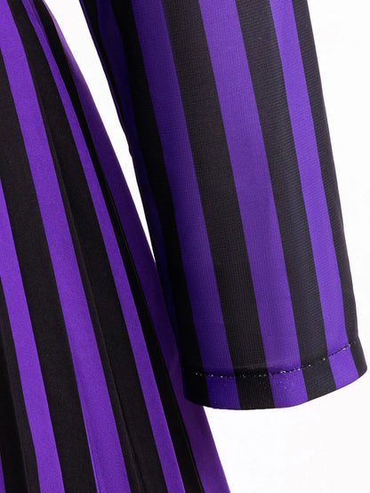 2Pcs Wednesday Addams Costume for Girls
